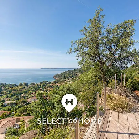 Selectsohome - Vue Avec Piscine Pour 8 Personnes - Nuages Le Lavandou