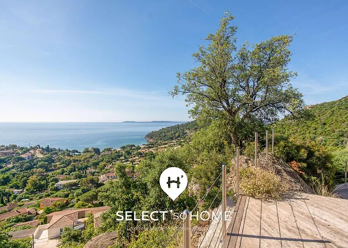 Selectsohome - Vue Avec Piscine Pour 8 Personnes - Nuages Le Lavandou